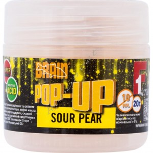 Бойлы Brain Pop-Up F1 Sour Pear (груша) 12 mm 15 gr