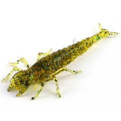 Силикон FishUp Diving Bug 2" (8шт), #036 - Caramel/Green & Black (уп)