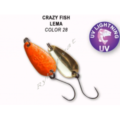 Блешня Коливаюча Crazy Fish Lema 1.6 г №28