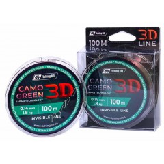 Леска FR 3D Camo Green 100m  0,20mm 3,7кг