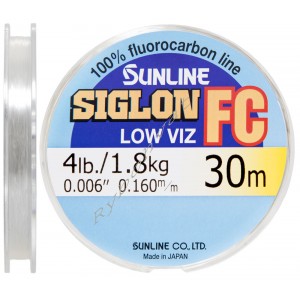 Флюорокарбон Sunline SIG-FC 30м 0.160мм 1,8кг