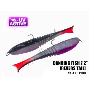 Поролонка 108 Dancing Fish 7,2", (reverse tail), Профмонтаж