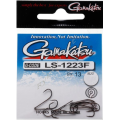Крючок GAMAKATSU LS-1223F RING EYE № 16 14шт