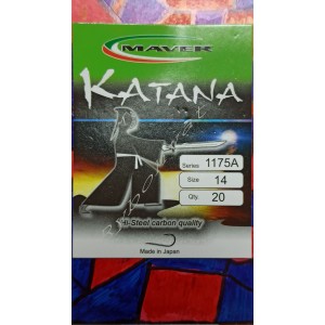 Крючки "Katana" Япония(20 шт/уп) - 1175А №14 MAVER