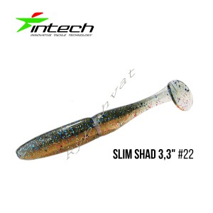 Силикон Intech Slim Shad 3.3"(7 шт) (#22)