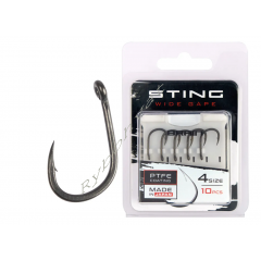 Крючок Brain Sting Classic Wide Gape #6 (10 шт/уп)