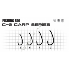 Крючки Fishing ROI karp c2 №4 (уп10шт)
