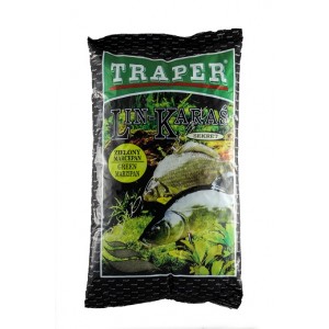 Прикормка Traper Sekret Lin-Karaś zielony 1kg