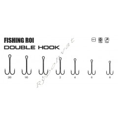 Двойник Fishing ROI Double Hook №1/0 (уп5шт)