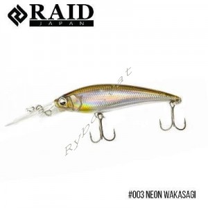 Воблер Raid Level Shad Sprinter 68MR (68mm, 5.6g) (003 Neon Wakasagi)