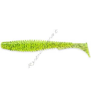 Силикон FishUp U-Shad 3.5" (8шт), #055 - Chartreuse/Black (уп)