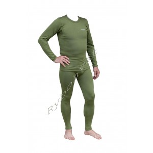 Термобілизна чоловіча Tramp Warm Soft комплект (футболка+штани) олива UTRUM-019-olive-S/M