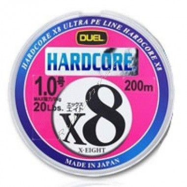 Шнур Duel Hardcore X8 200m 13,5kg Silver #1.5