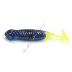 Силикон Big Bite Baits Paddle Tail Grub 3.25" Junebug/Chart 10 шт.