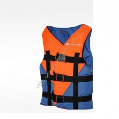 Жилет страхувальний(110-130кг),помаранчевий+синій "Колібрі"