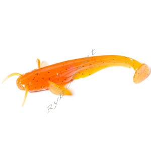 Силикон FishUp Catfish 3" (8шт), #049 - Orange Pumpkin/Black